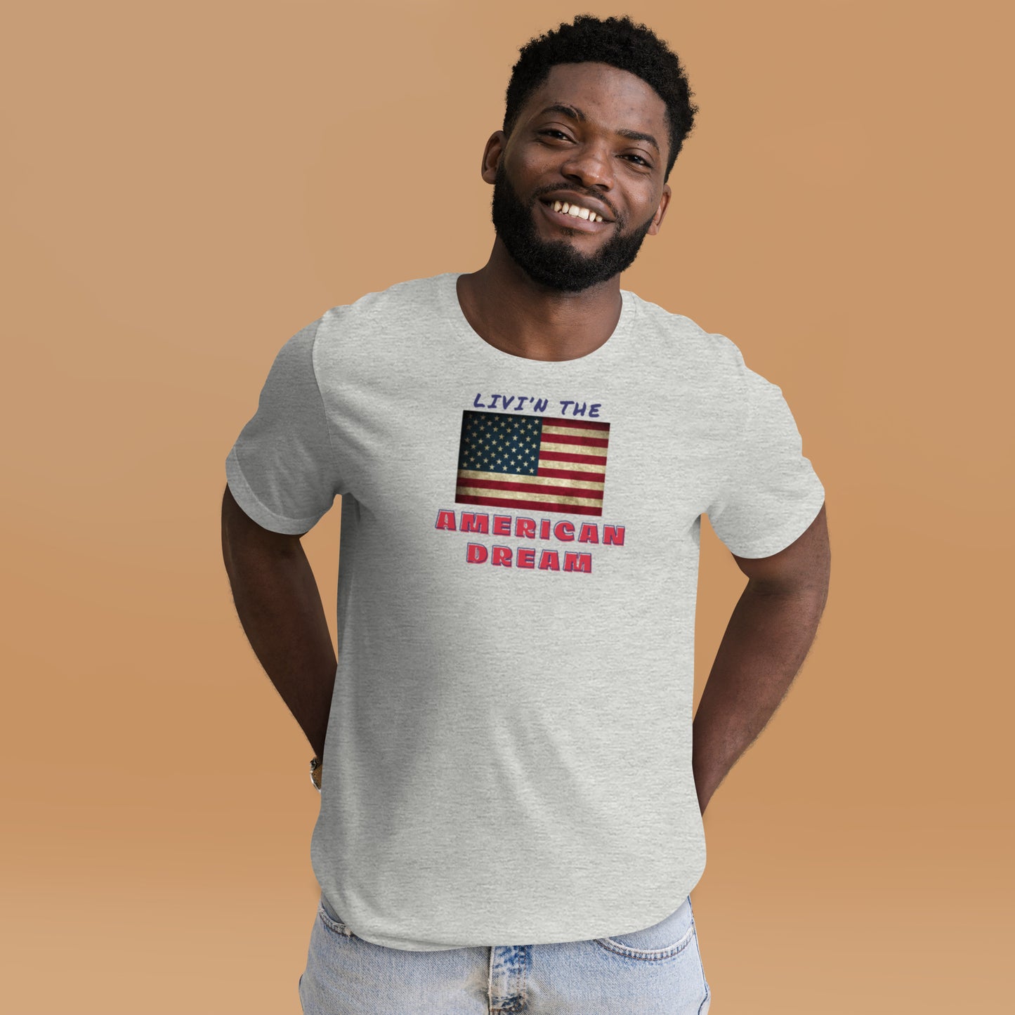 LIVI'N THE AMERICAN DREAM Unisex t-shirt