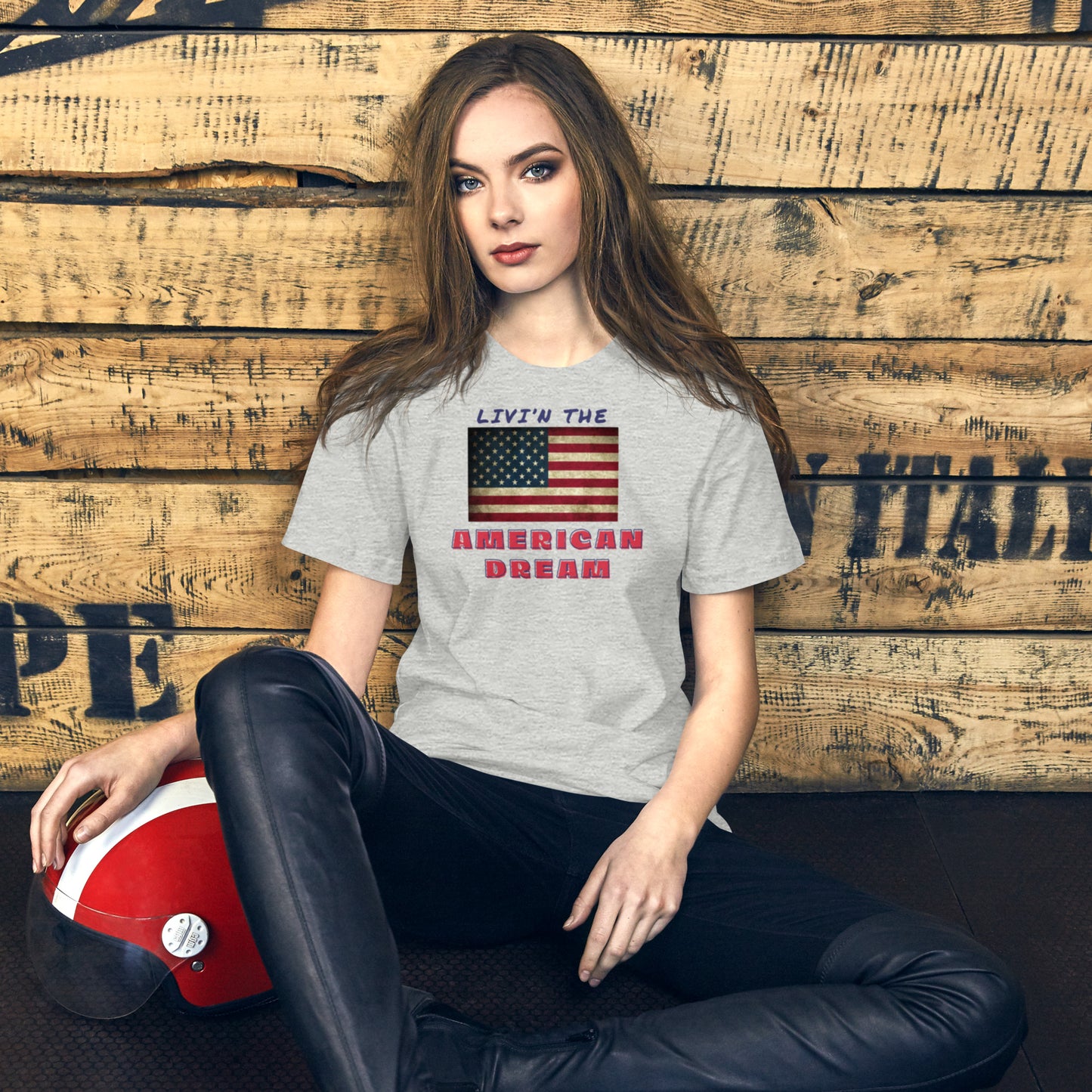 LIVI'N THE AMERICAN DREAM Unisex t-shirt