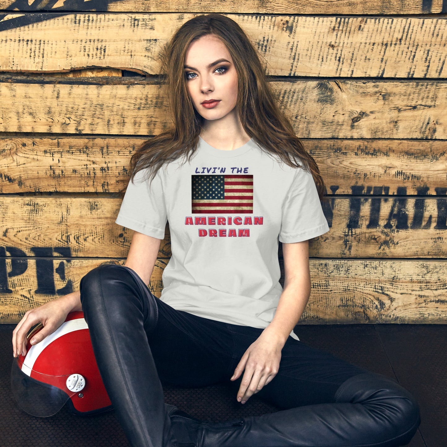 LIVI'N THE AMERICAN DREAM Unisex t-shirt