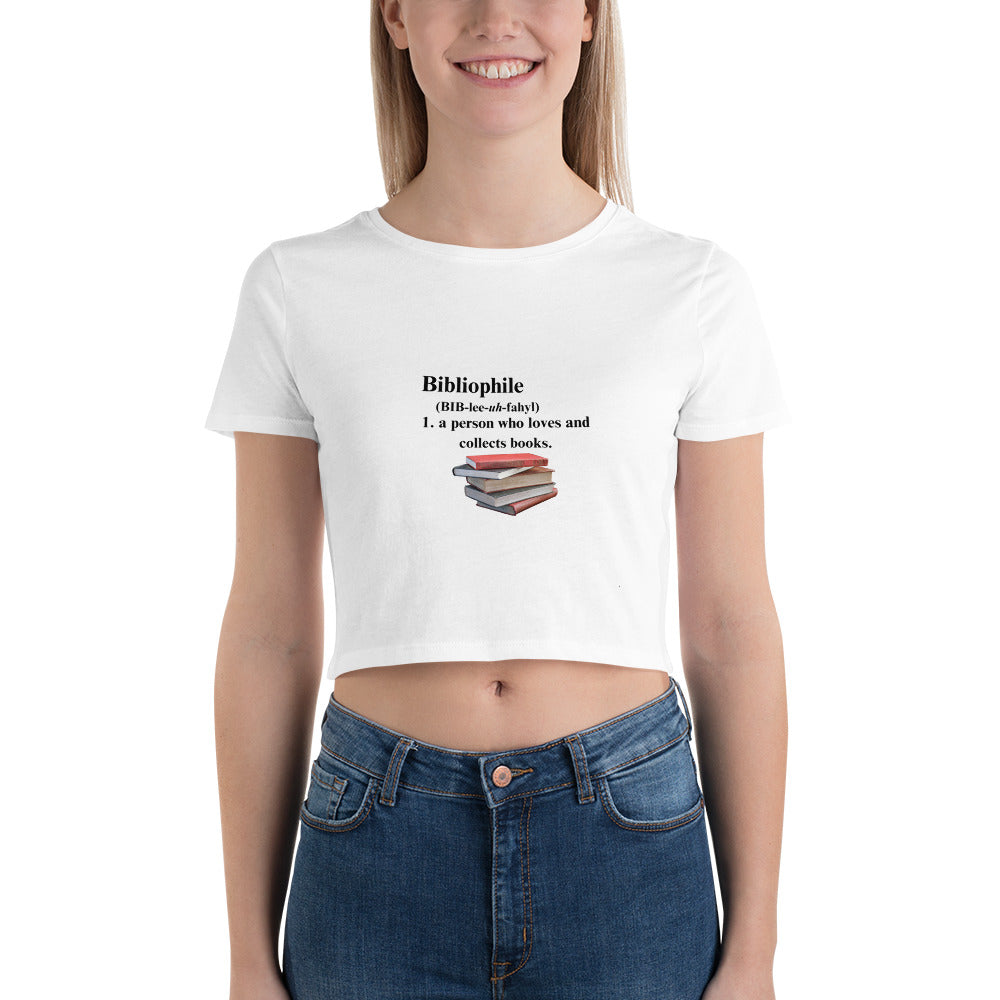 BIBLIOPHILE Women’s Crop Tee