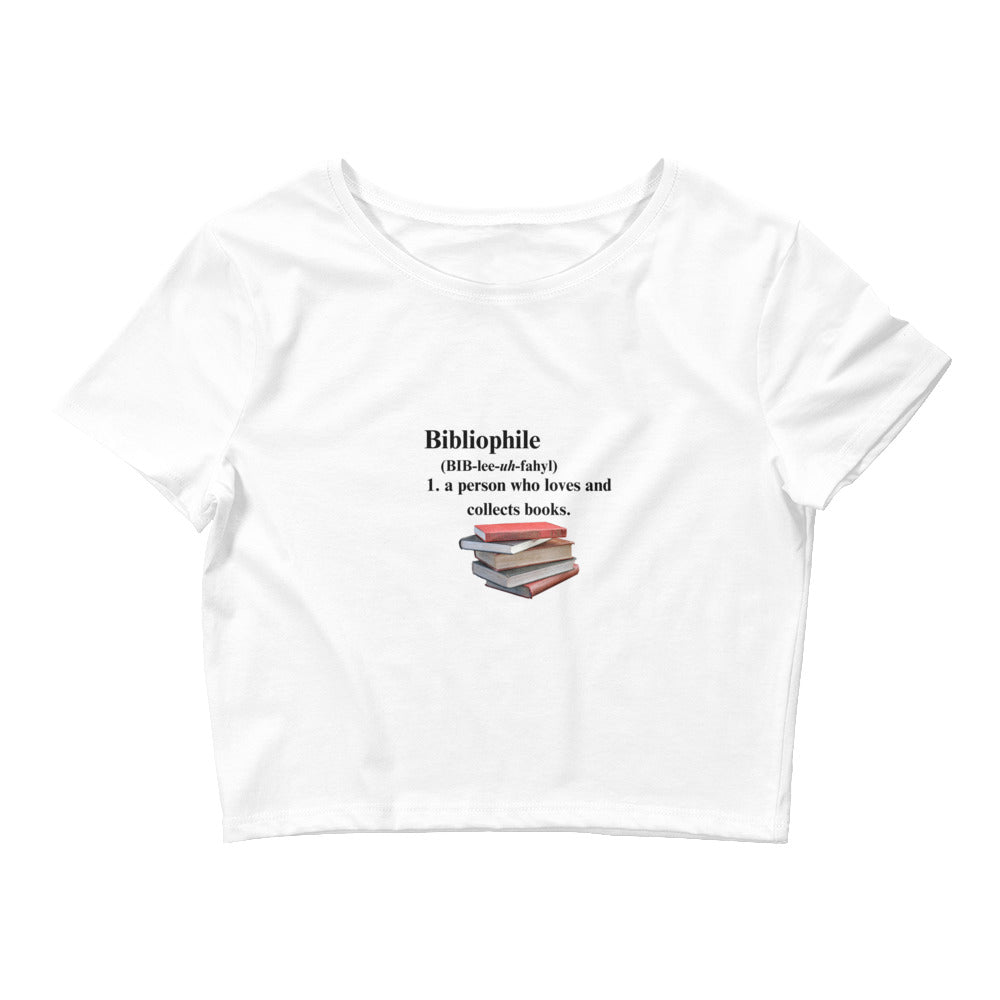 BIBLIOPHILE Women’s Crop Tee