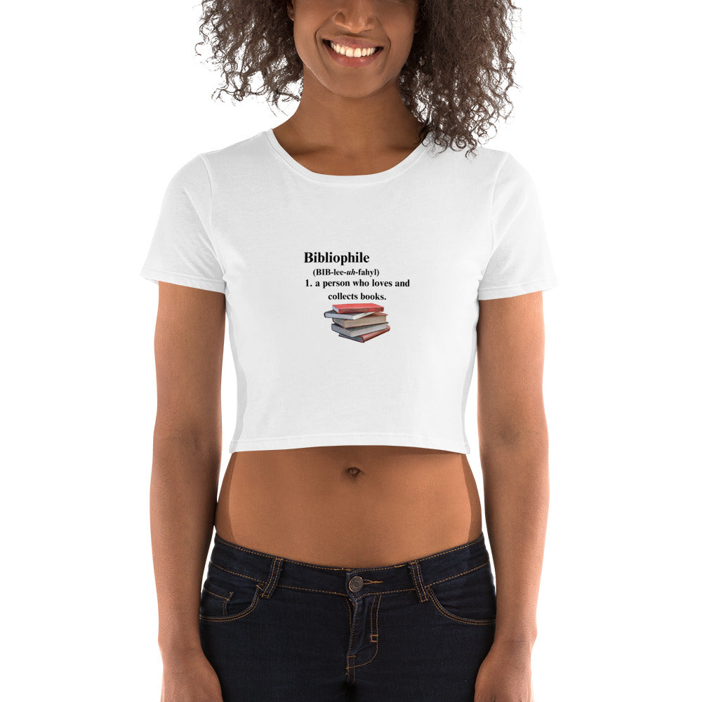 BIBLIOPHILE Women’s Crop Tee