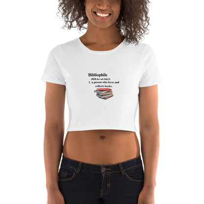 BIBLIOPHILE Women’s Crop Tee