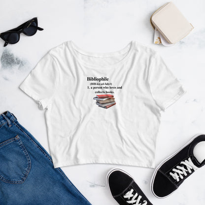 BIBLIOPHILE Women’s Crop Tee