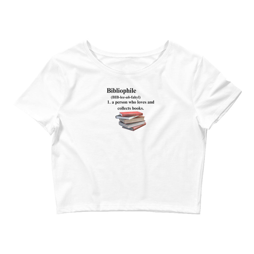 BIBLIOPHILE Women’s Crop Tee