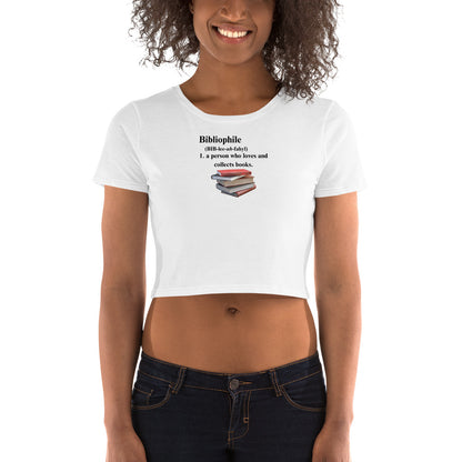 BIBLIOPHILE Women’s Crop Tee